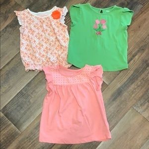 Toddler girls shirt bundle